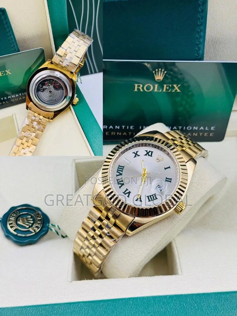 Rolex Oyster With Automatic Movement Transparent Glass Back