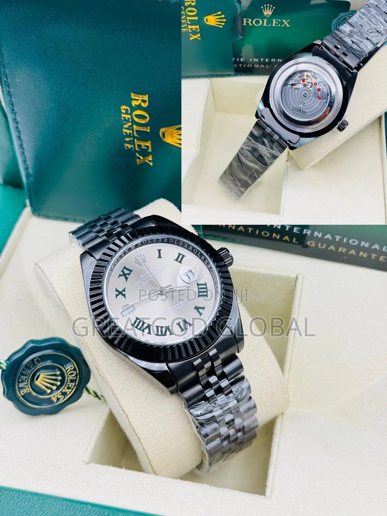 Rolex Oyster With Automatic Movement Transparent Glass Back