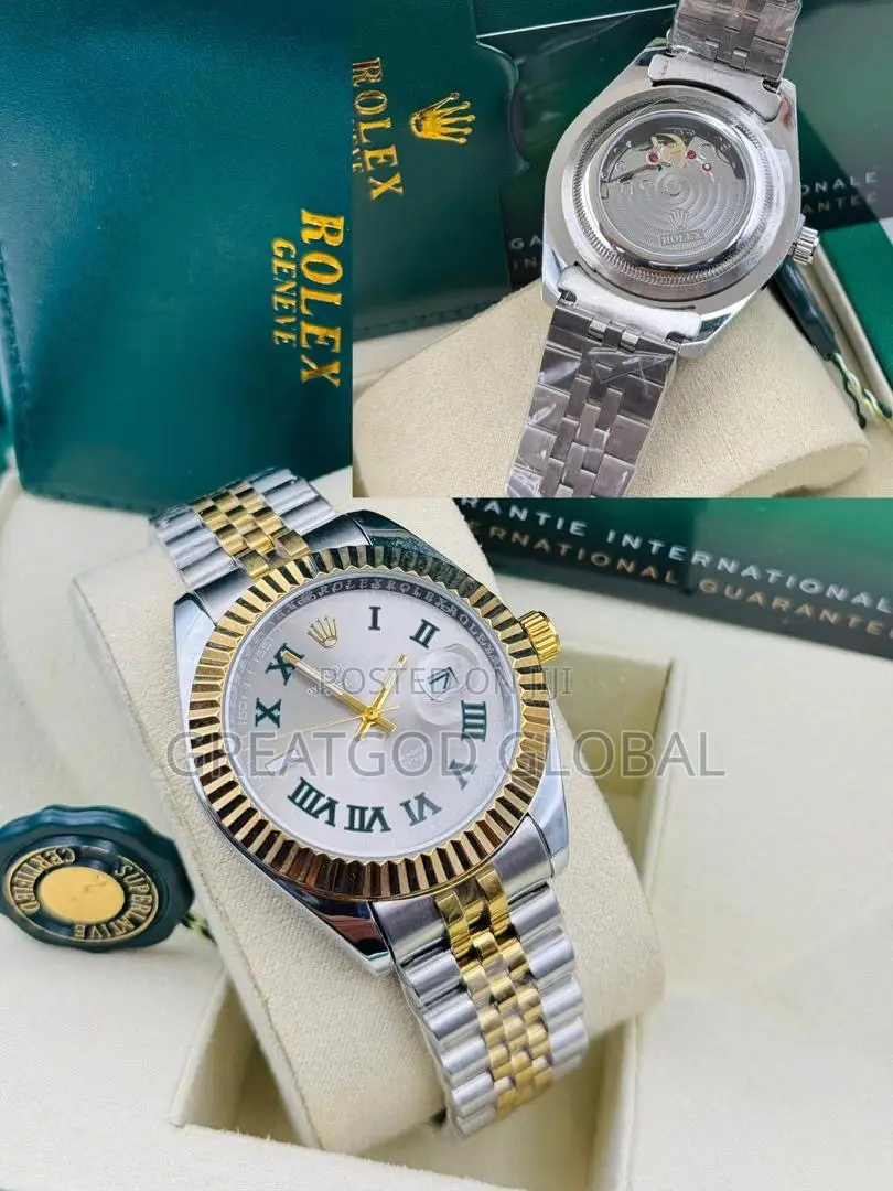 Rolex Oyster With Automatic Movement Transparent Glass Back