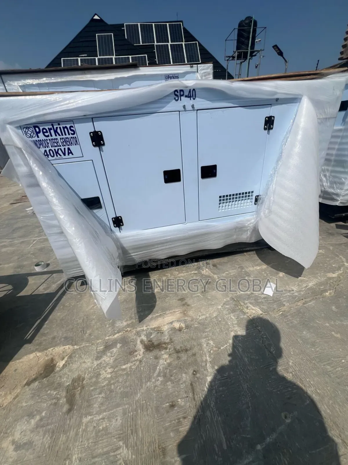 40kva Uk Perkins Soundproof Copper Coil Generator