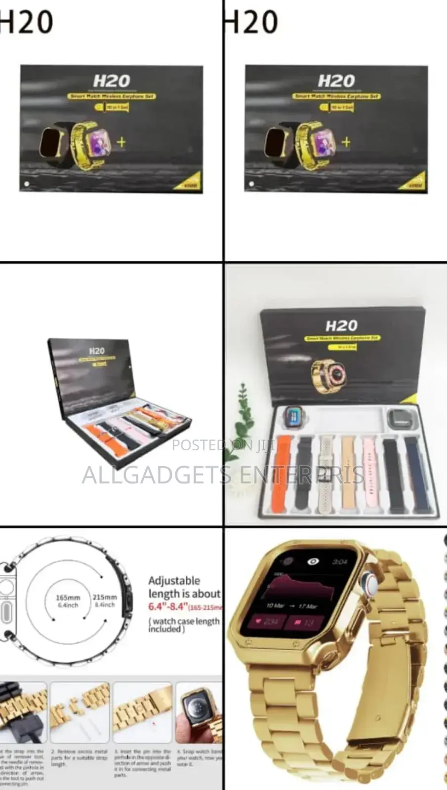 H20 Smartwatch Gold