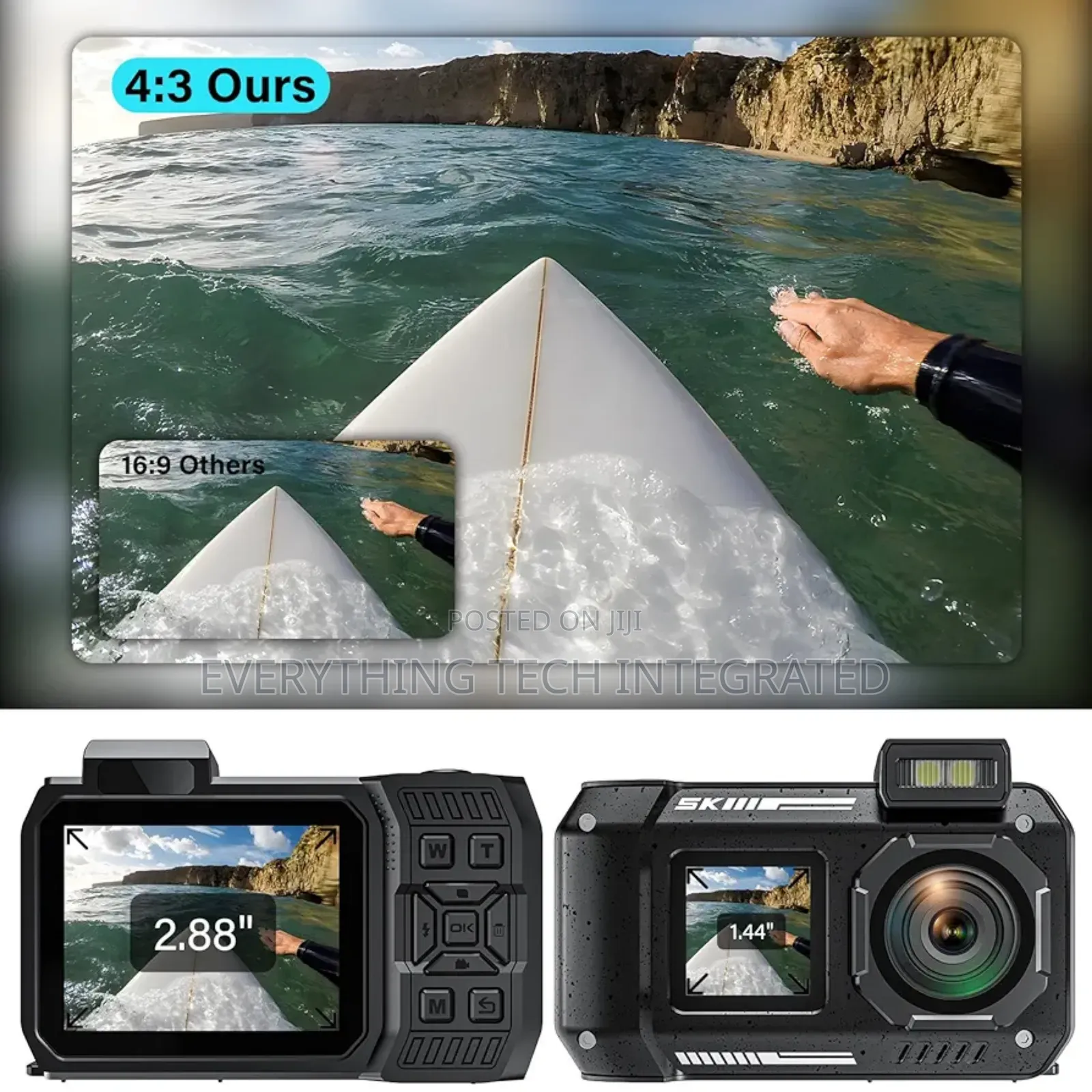 Uhd Rugged Waterproof Dustproof Shockproof Digital Camera