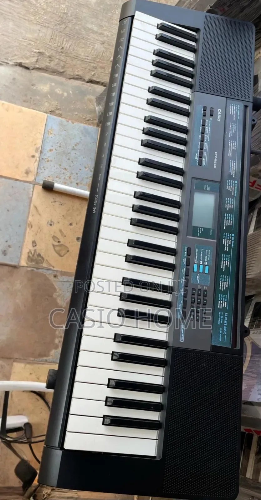 Neat Working 5octave Casio Ctk2550 Keyboard Piano With Power Adapter