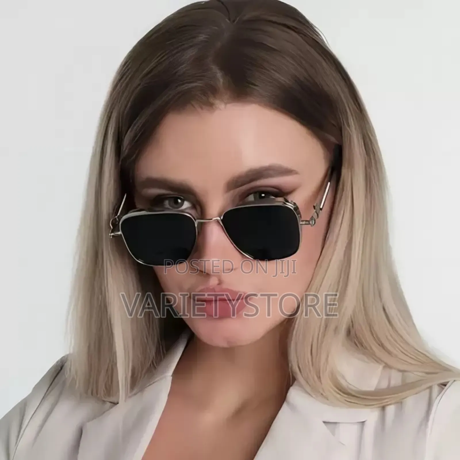 Punk Metal Frame Eye Protection Unisex Sunglasses