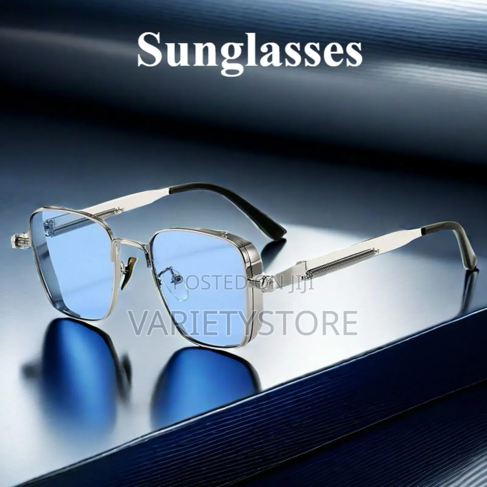 Punk Metal Frame Eye Protection Unisex Sunglasses