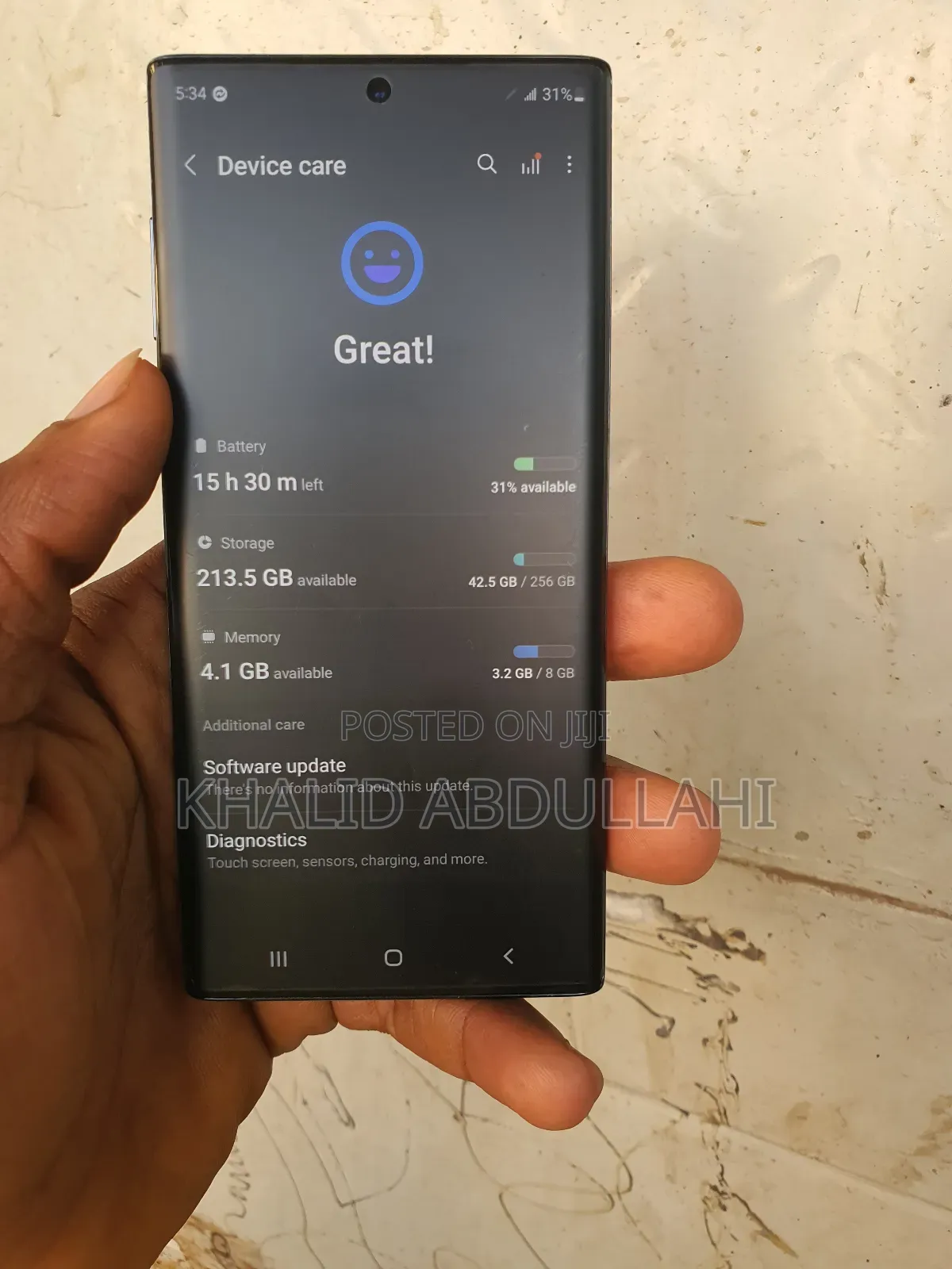 Samsung Galaxy Note 10 5G 256 GB Black