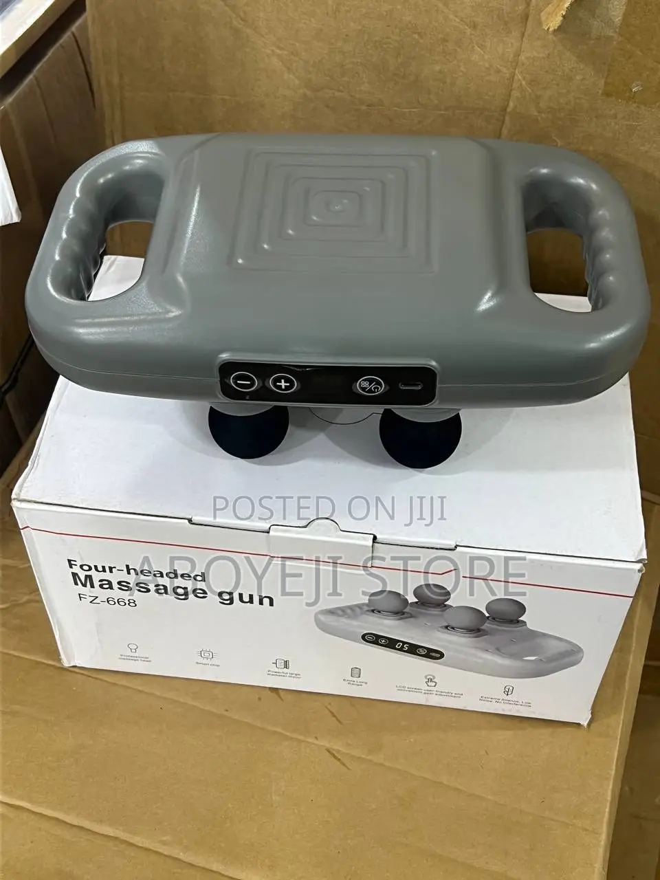 4 Heads Massage Gun Machine For Pain Relief With Percussion