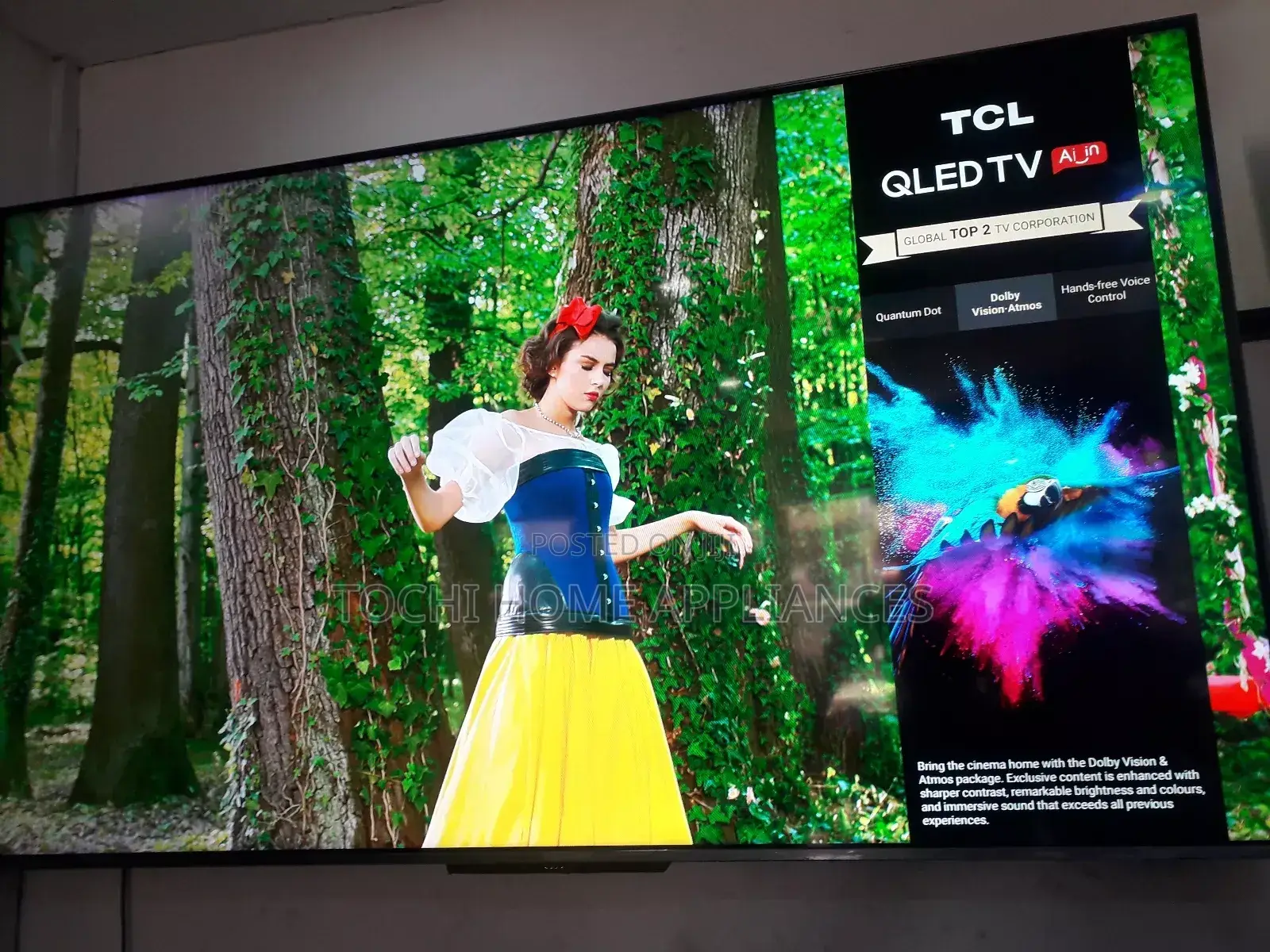 55 Inches TLC New Model Qled Smart Tv
