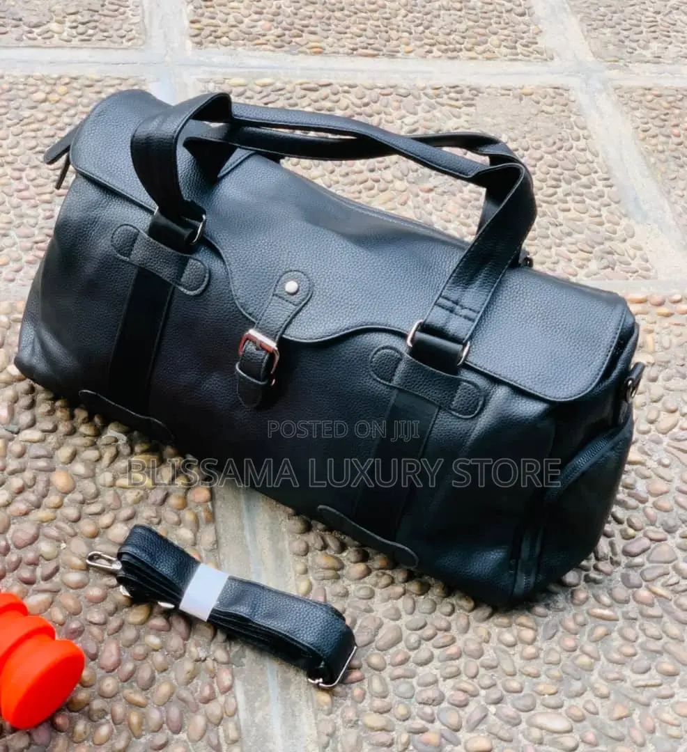Pure Leather Luxury Quality Unbranded Duffel Traveling Bags