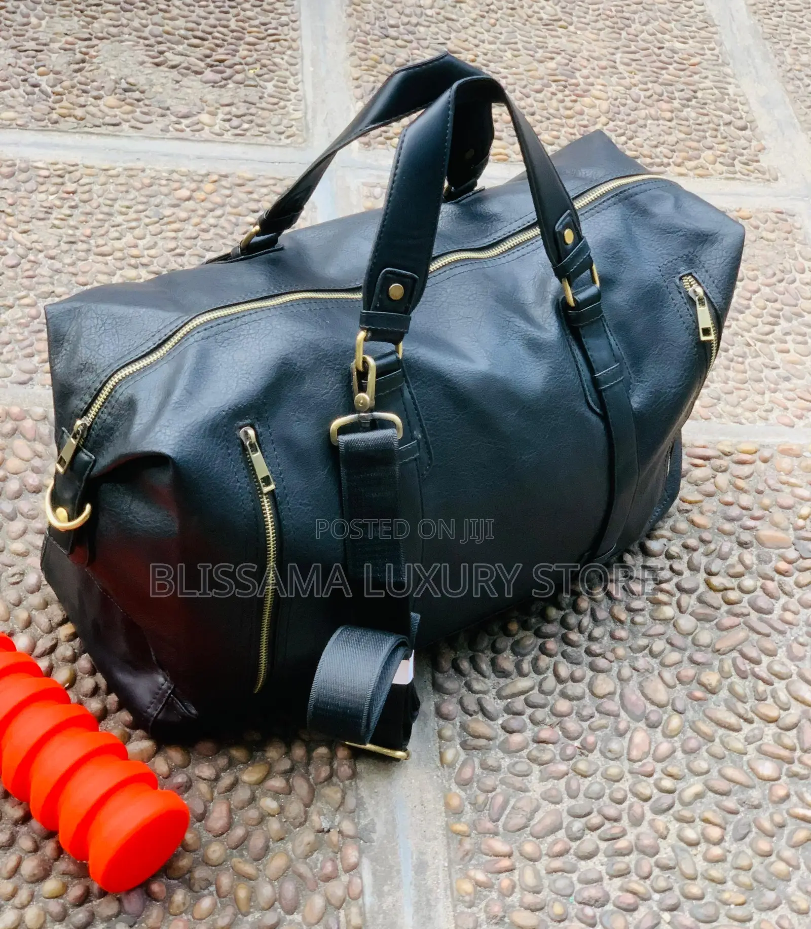 Pure Leather Luxury Quality Unbranded Duffel Traveling Bags