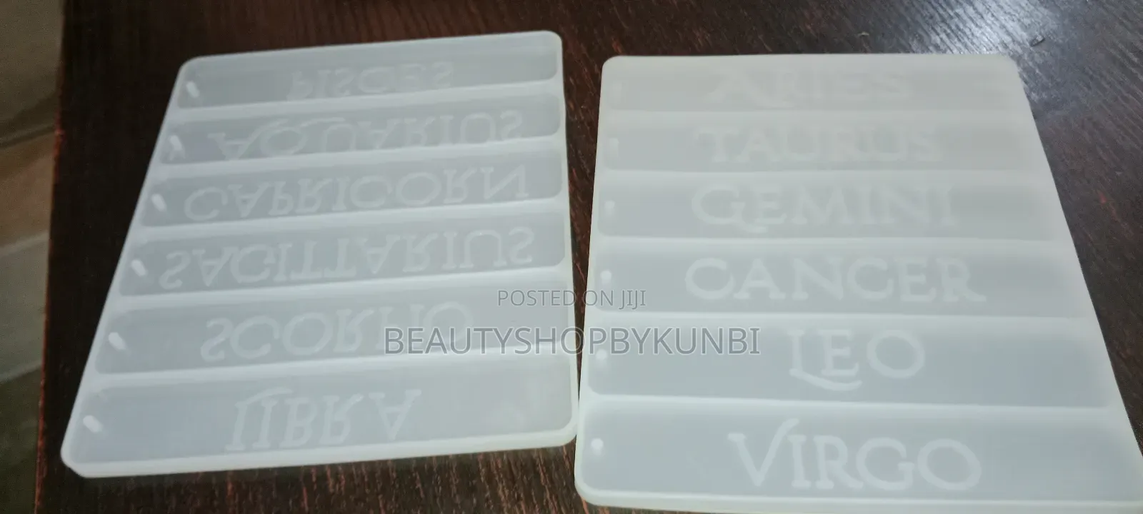 Resin Horoscope Engraved Book Mark Epoxy Mold