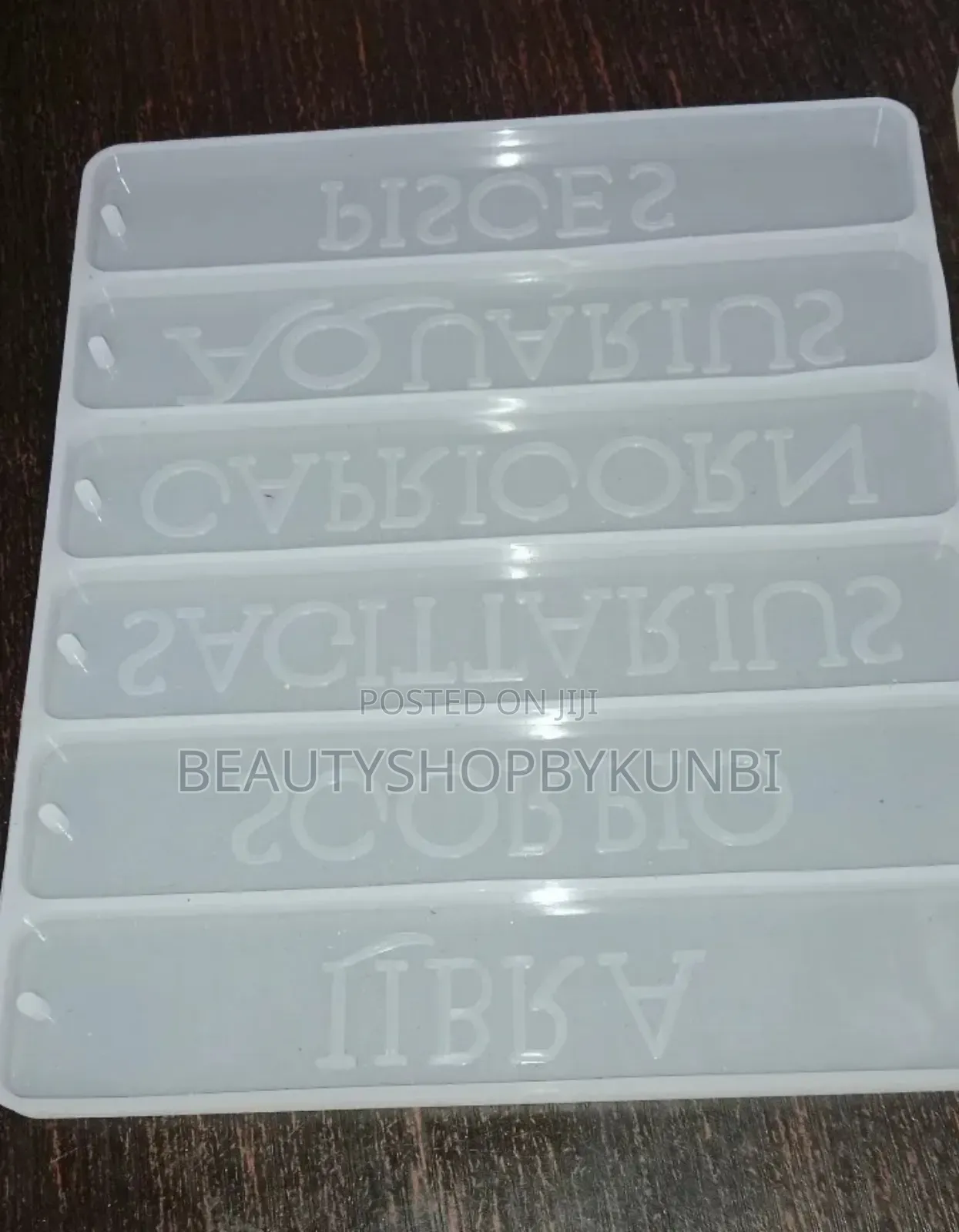 Resin Horoscope Engraved Book Mark Epoxy Mold