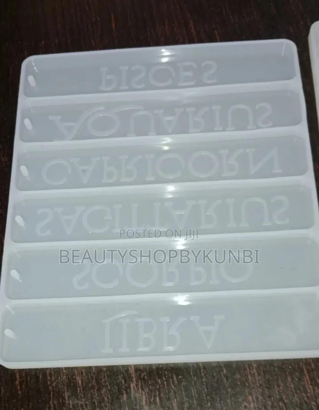 Resin Horoscope Engraved Book Mark Epoxy Mold