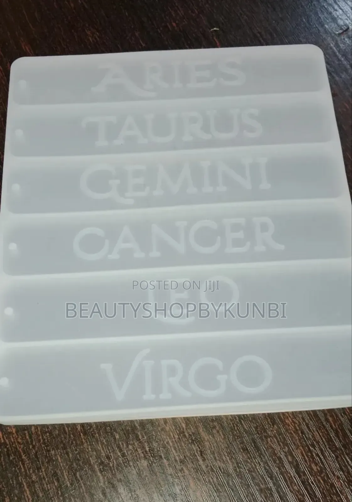 Resin Horoscope Engraved Book Mark Epoxy Mold