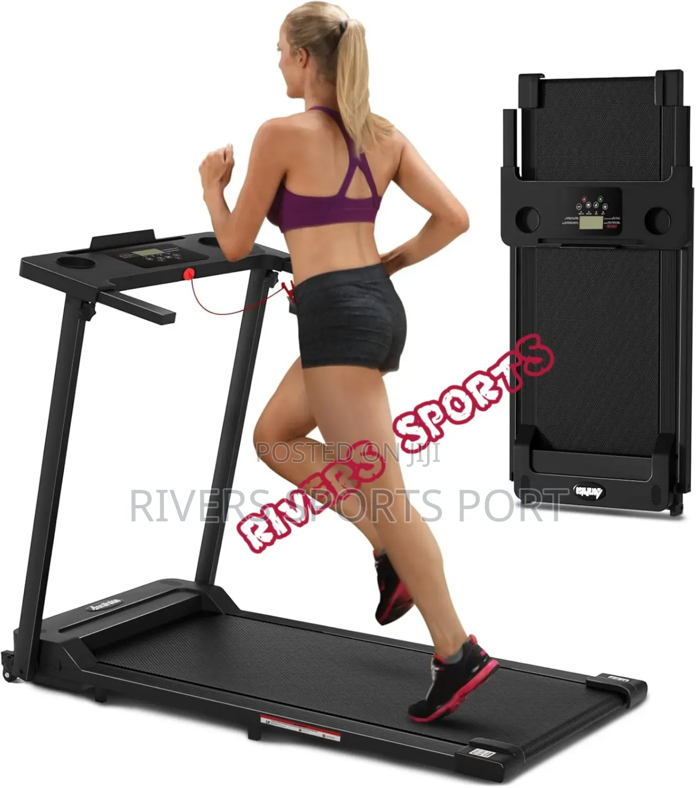 BRAND NEW 2.5hp Supermaxpro Plateform Treadmill With Cup, Phone Holder