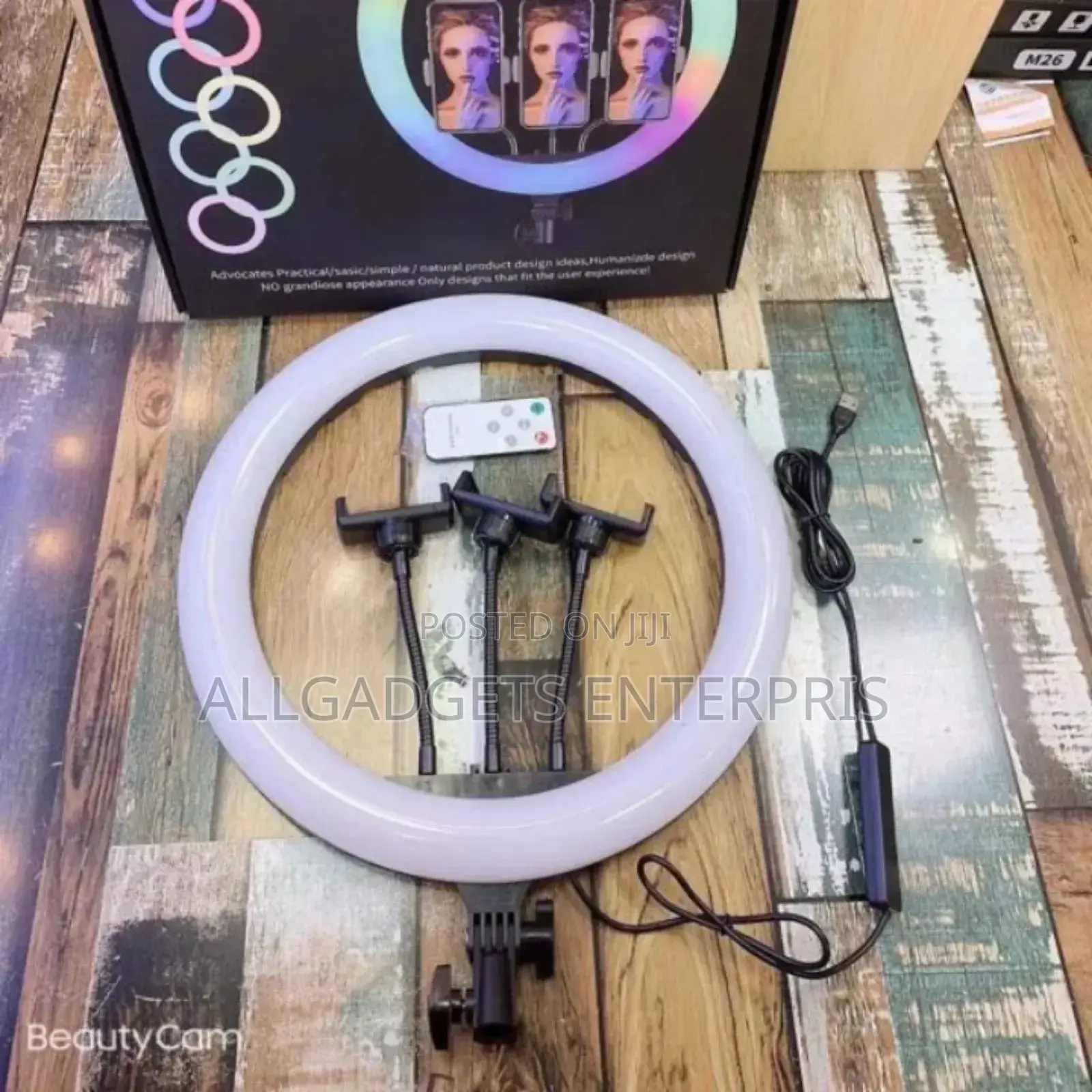 Photography Lighting Led RGB Ring Light With Phone Tripod