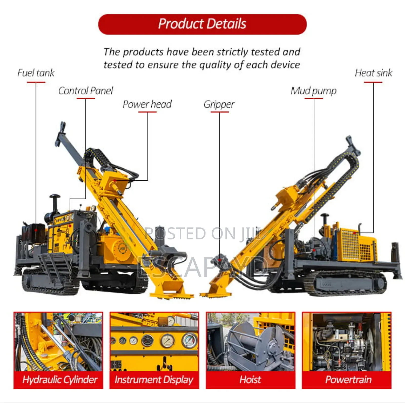 Core Drilling Rig - Hard Rock Retrieval