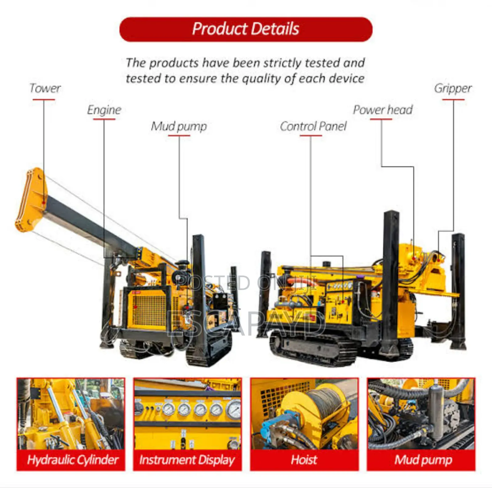 Core Drilling Rig - Hard Rock Retrieval