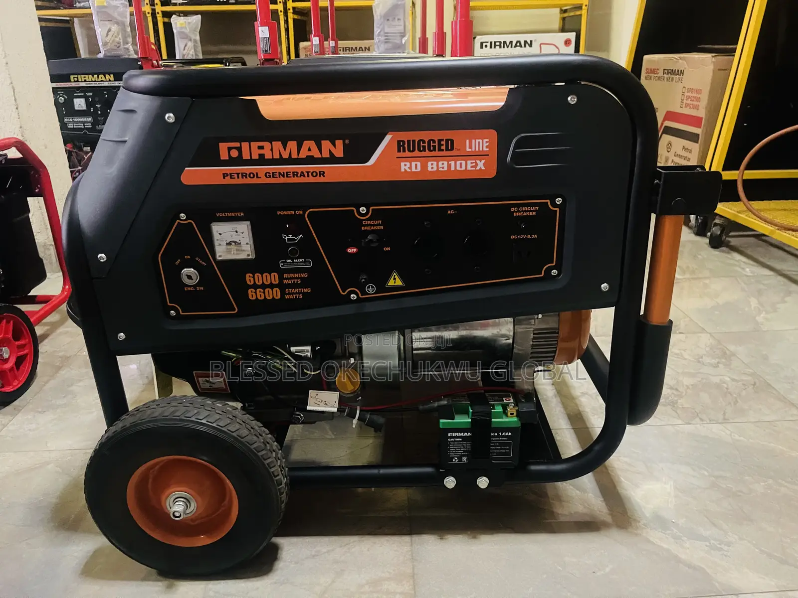 6.5kva Rugged Firman Generator 100% Copper