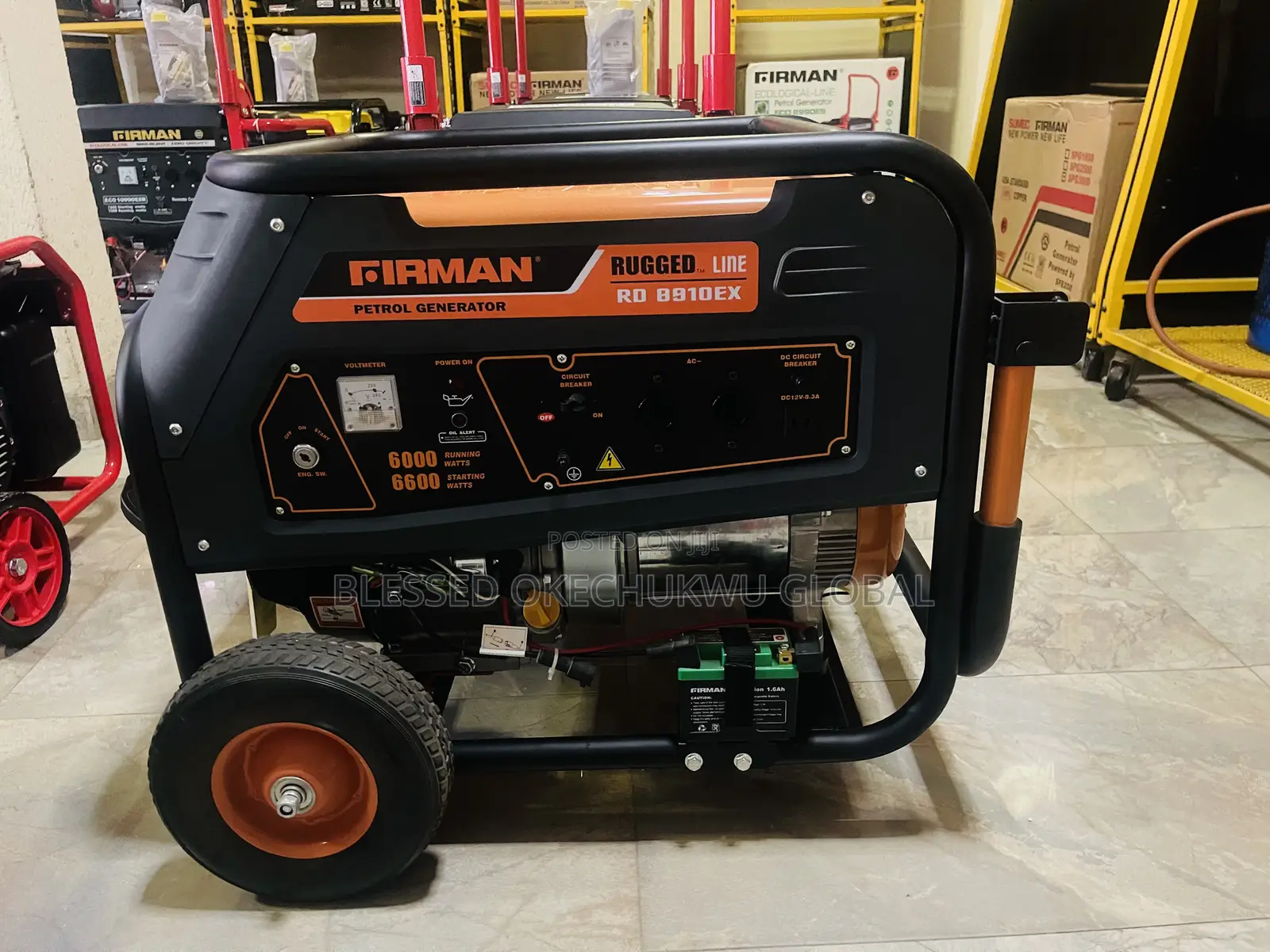 6.5kva Rugged Firman Generator 100% Copper