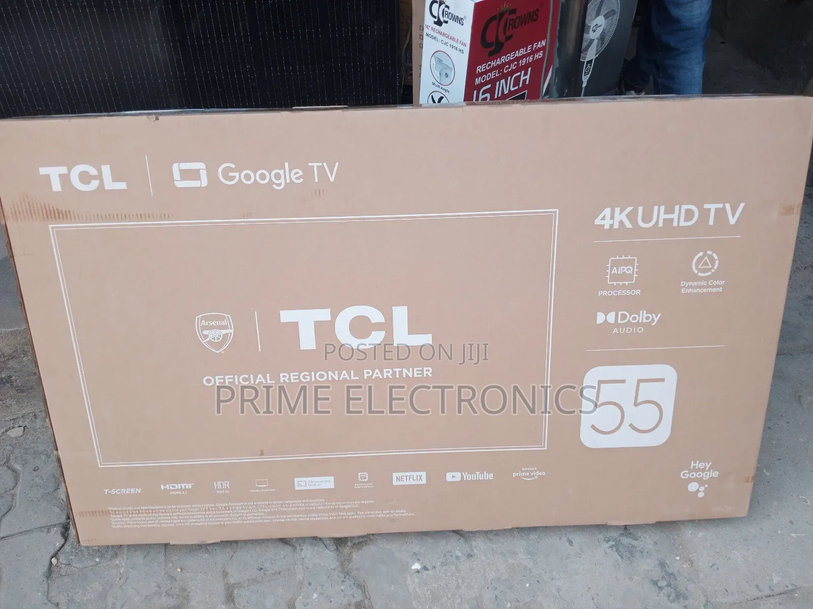Tcl Goggle Television 55" Smart 4k