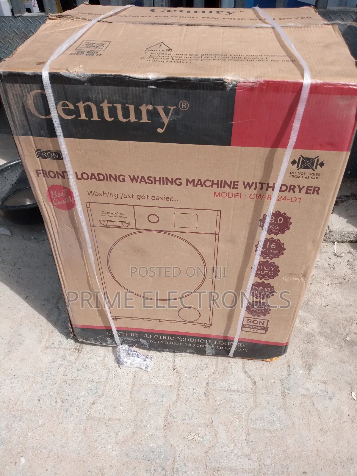 Century Washing Machine 8kg Wash and Spin