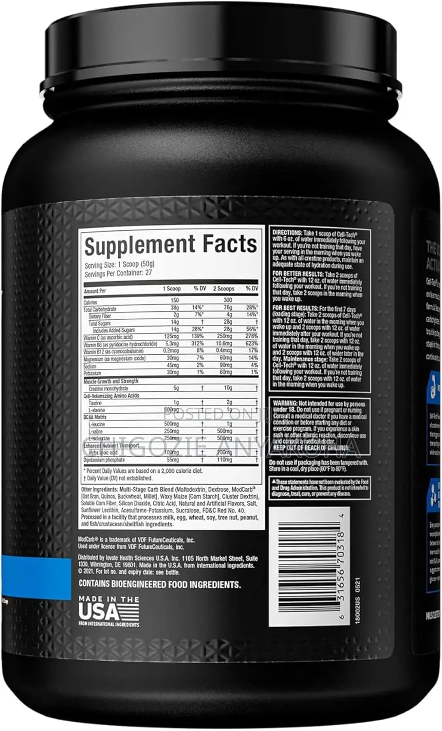 Muscletech Platinum 100% Creatine Powder