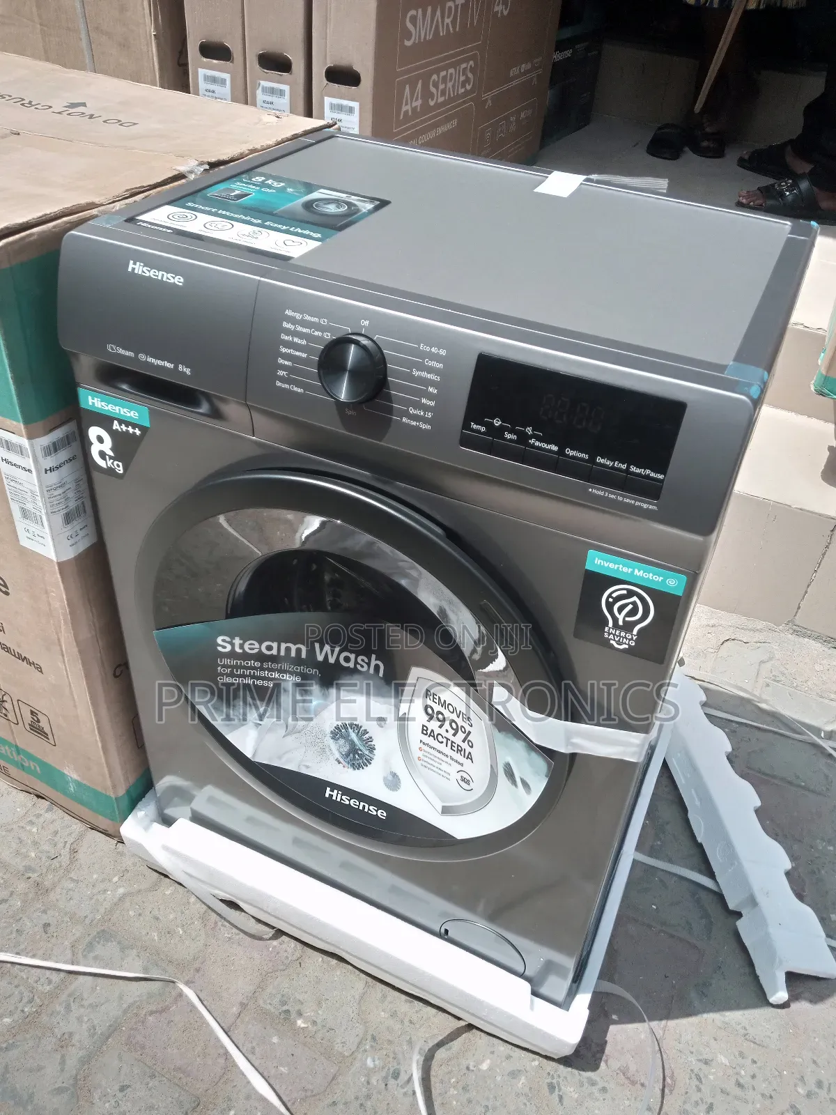 Hisense Washing Machine 8kg Wash and Spin Automatic