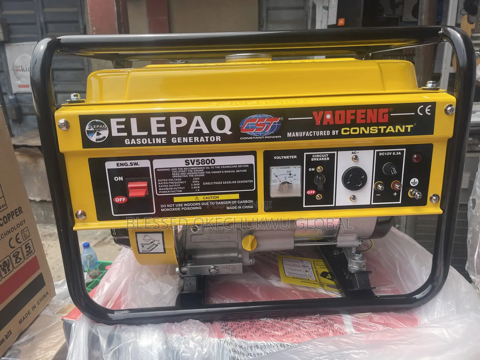 3.5kva Elepaq Generator 100% Copper With Warranty