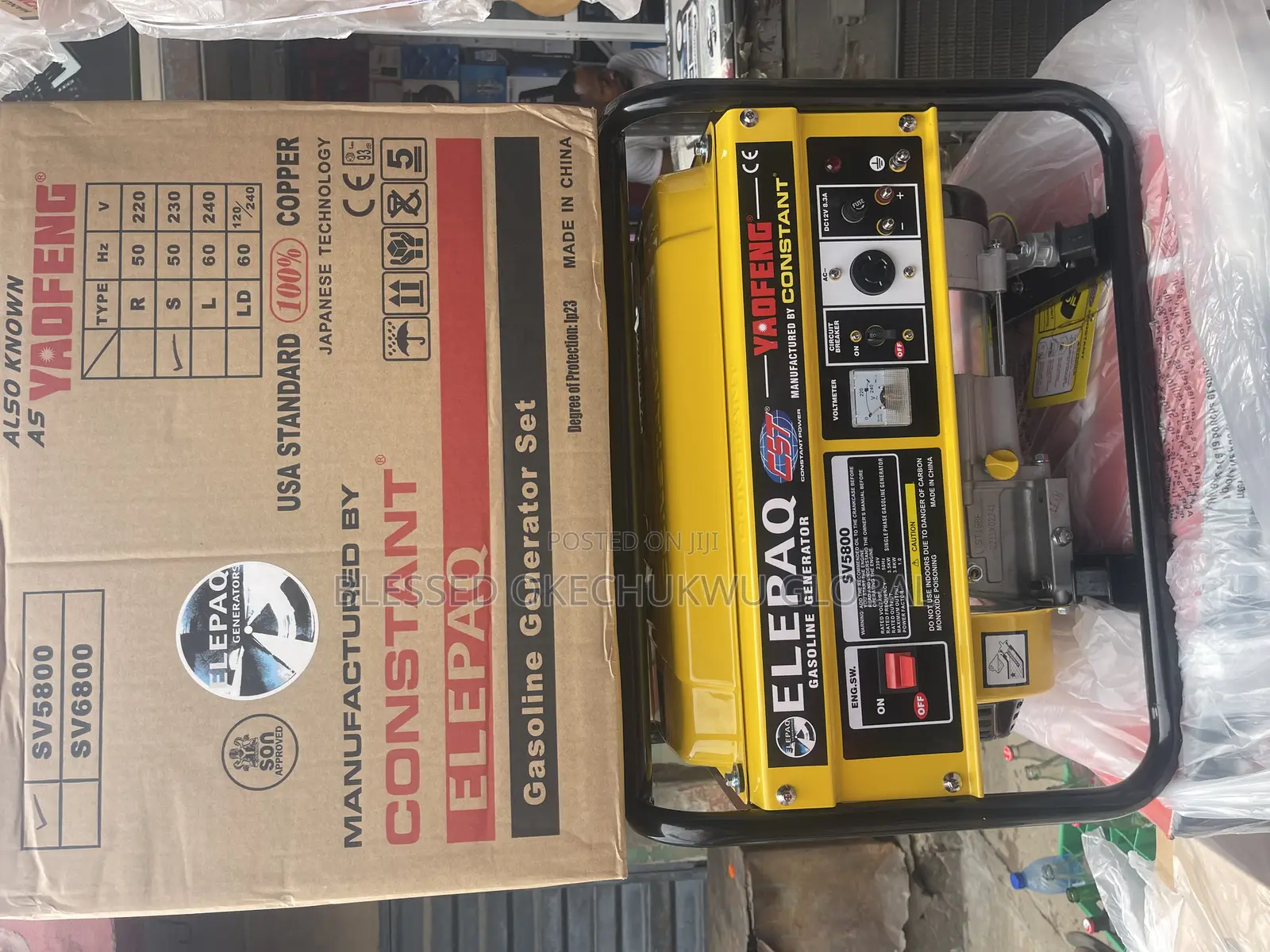 3.5kva Elepaq Generator 100% Copper With Warranty