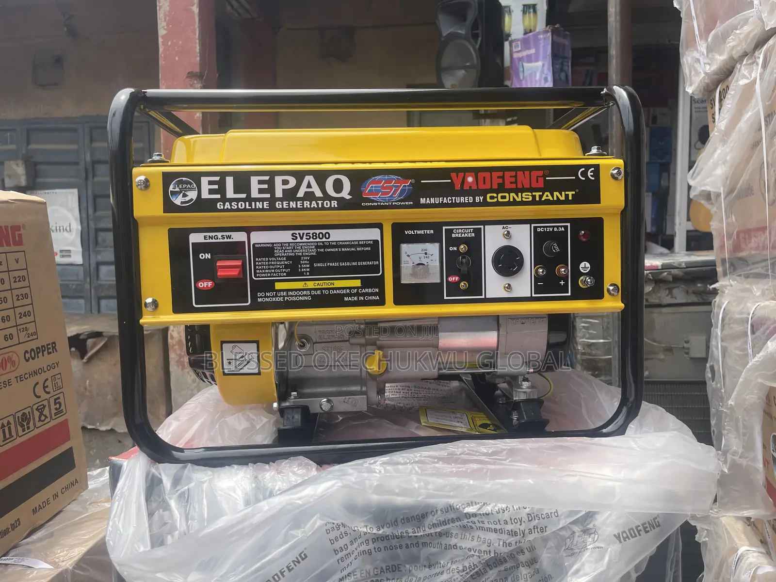 3.5kva Elepaq Generator 100% Copper With Warranty