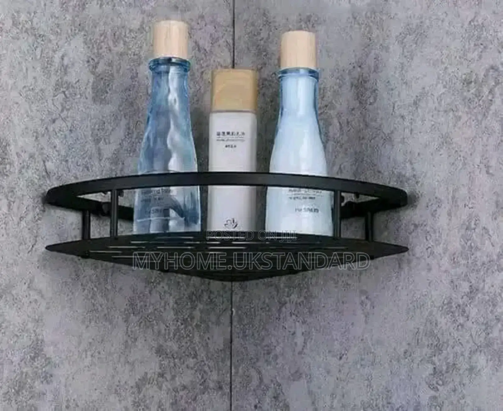 Original Steel Corner Shelf Black