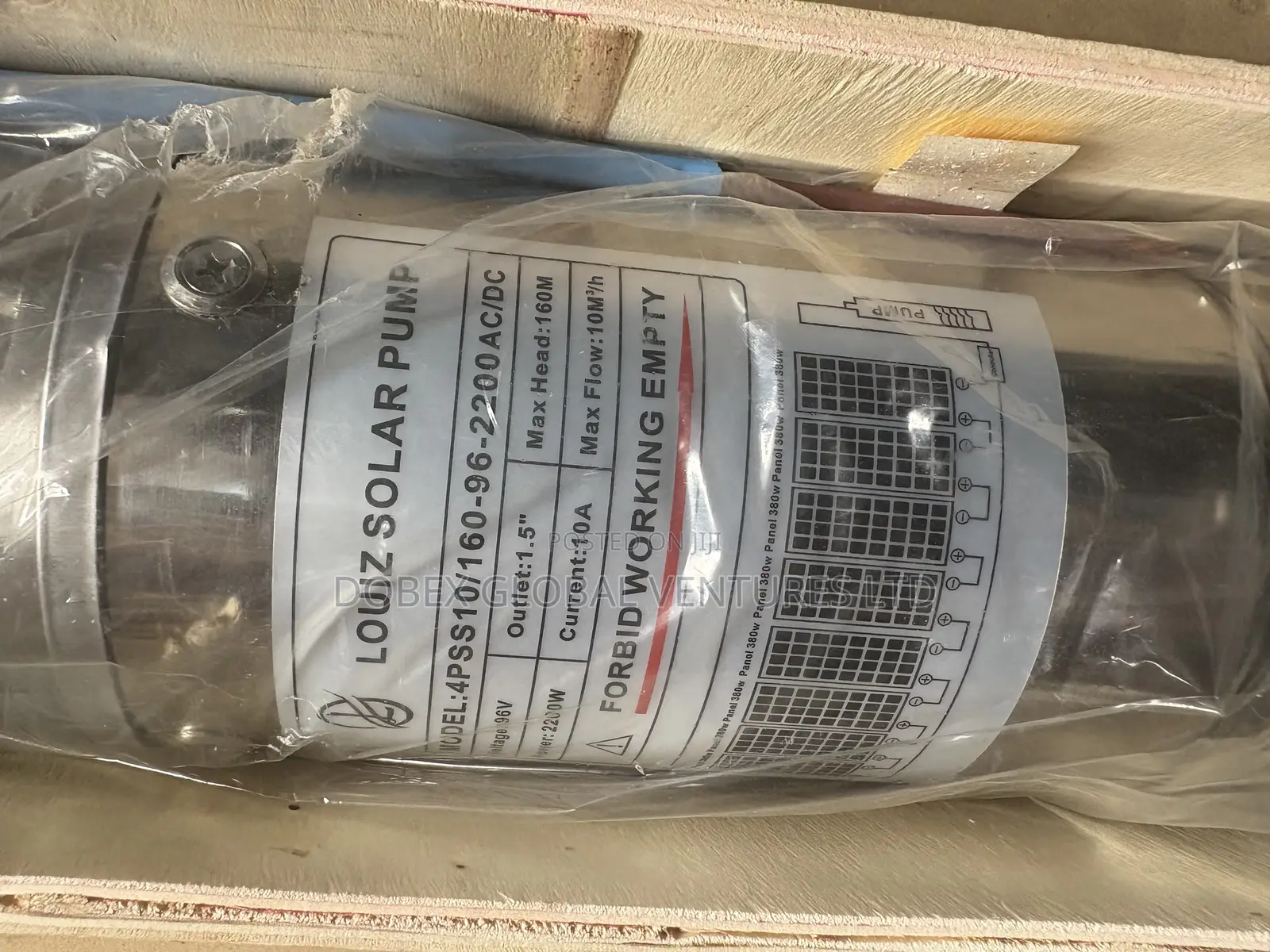 1.5hp Ac/Dc Solar Pump