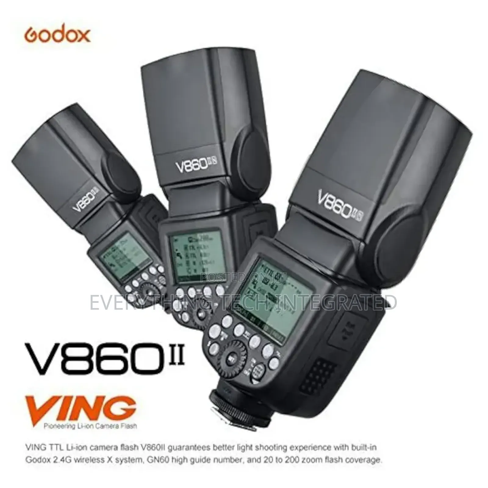 Godox Ving V860ii-C E-TTL Li-Ion Flash Speedlite for Canon