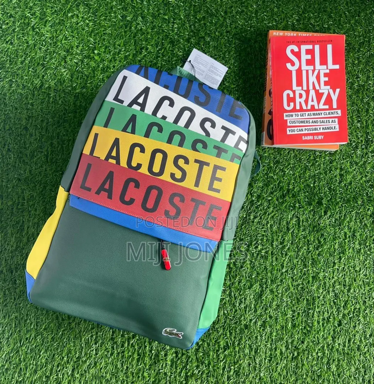 "Lacoste Party Fever Backpack Copy - Trendy Accessory"