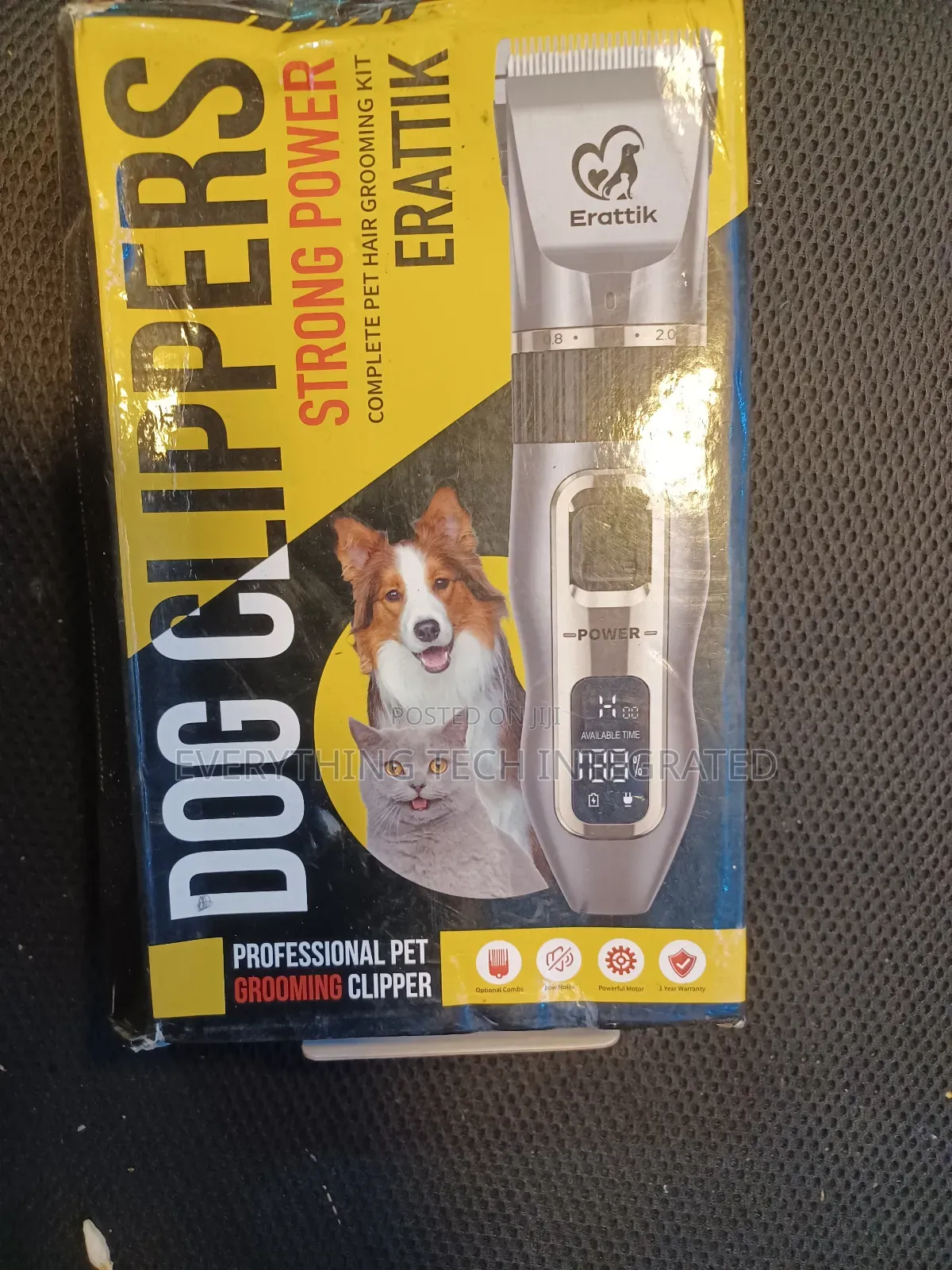 Dog Grooming Kit 2-Speed Low Noise Dog Clippers for Grooming