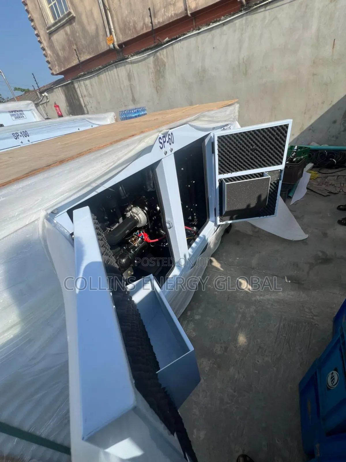60 Kva Uk Perkins Soundproof Copper Coil Generator