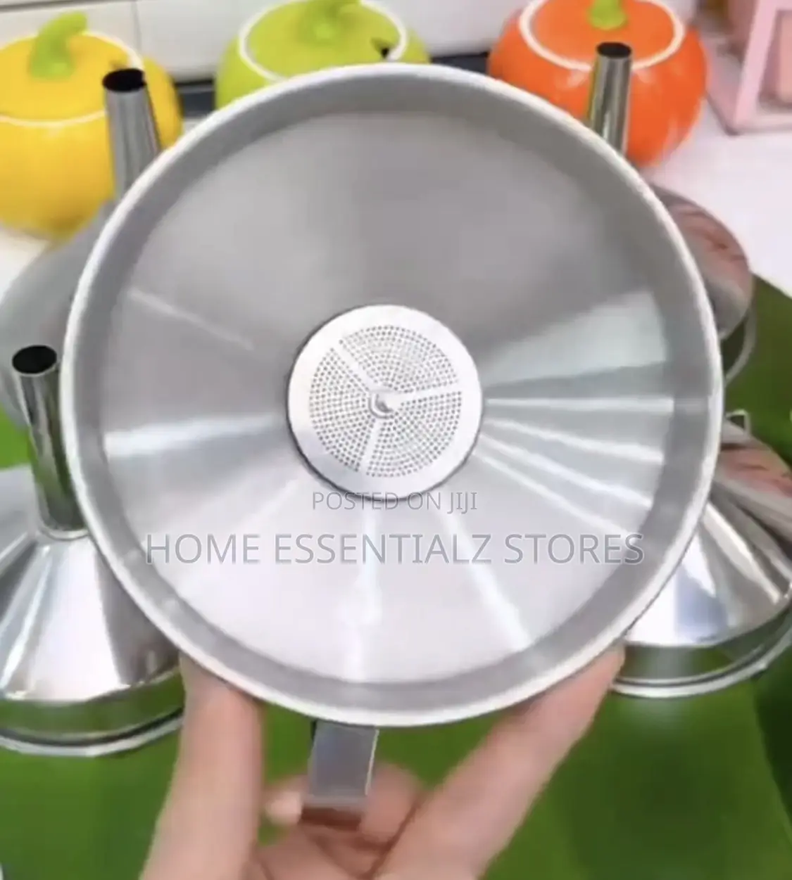 2 Pieces Set of Funnel Sieve Strainers