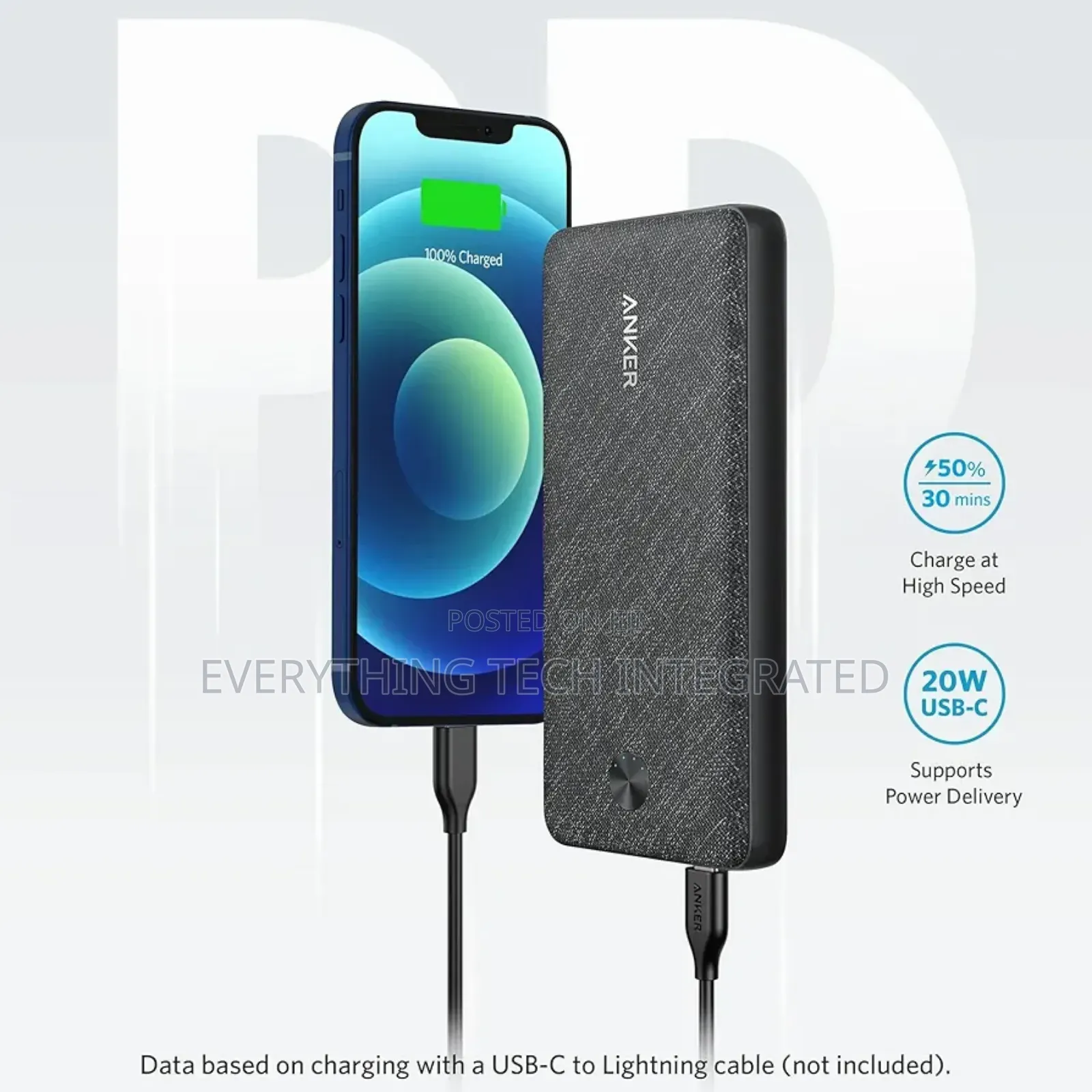 Anker Powercore Iii Sense 20000 Mah Black
