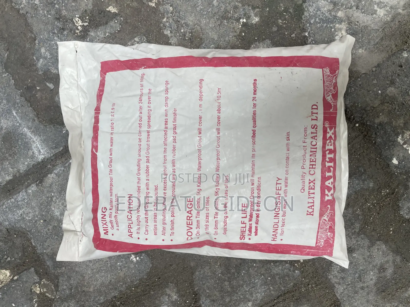 Kalitex Waterproof Tiles Grout (Brown)