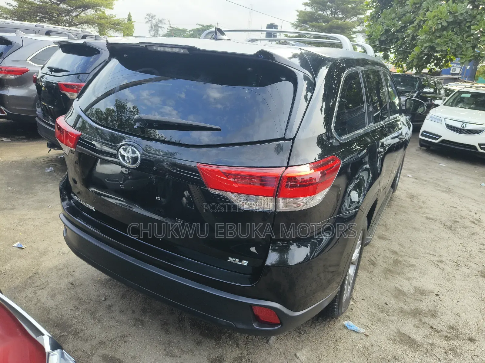 Toyota Highlander XLE 4dr SUV AWD (3.5L 6cyl 6A) 2015 Black