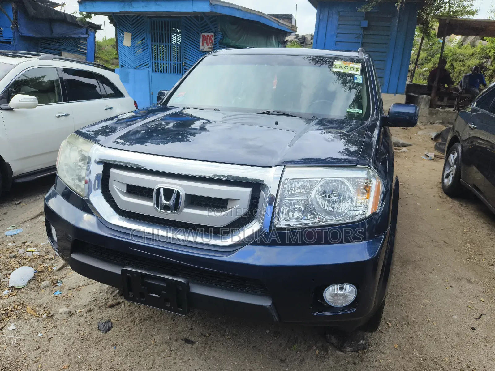 Honda Pilot Touring w/RES/Navi 4WD (3.5L 6cyl 5A) 2011 Blue