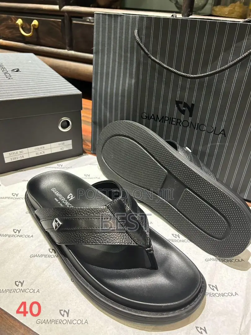 Italian Leather Slippers