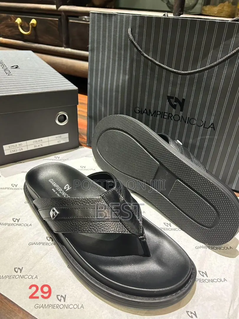 Italian Leather Slippers