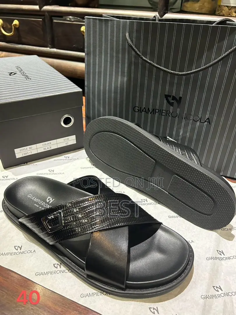 Men's Italian Luxury Slippers Giampieronicola Collections