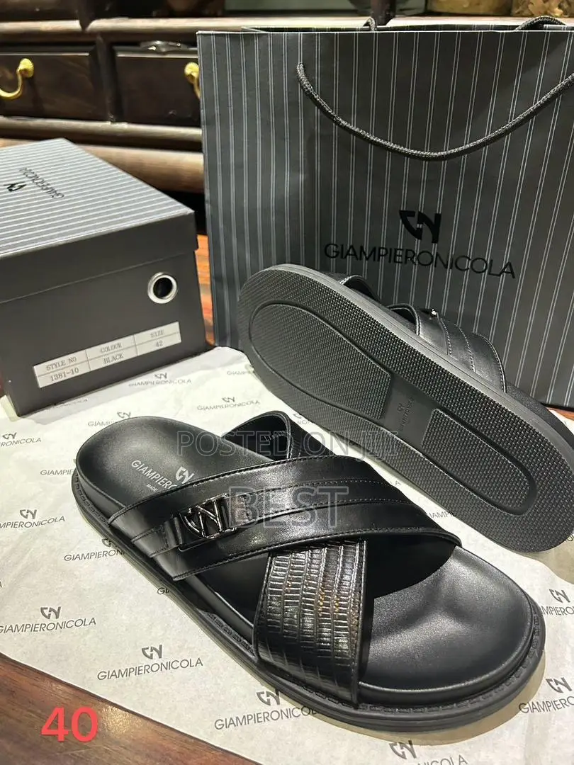 Men's Italian Luxury Slippers Giampieronicola Collections