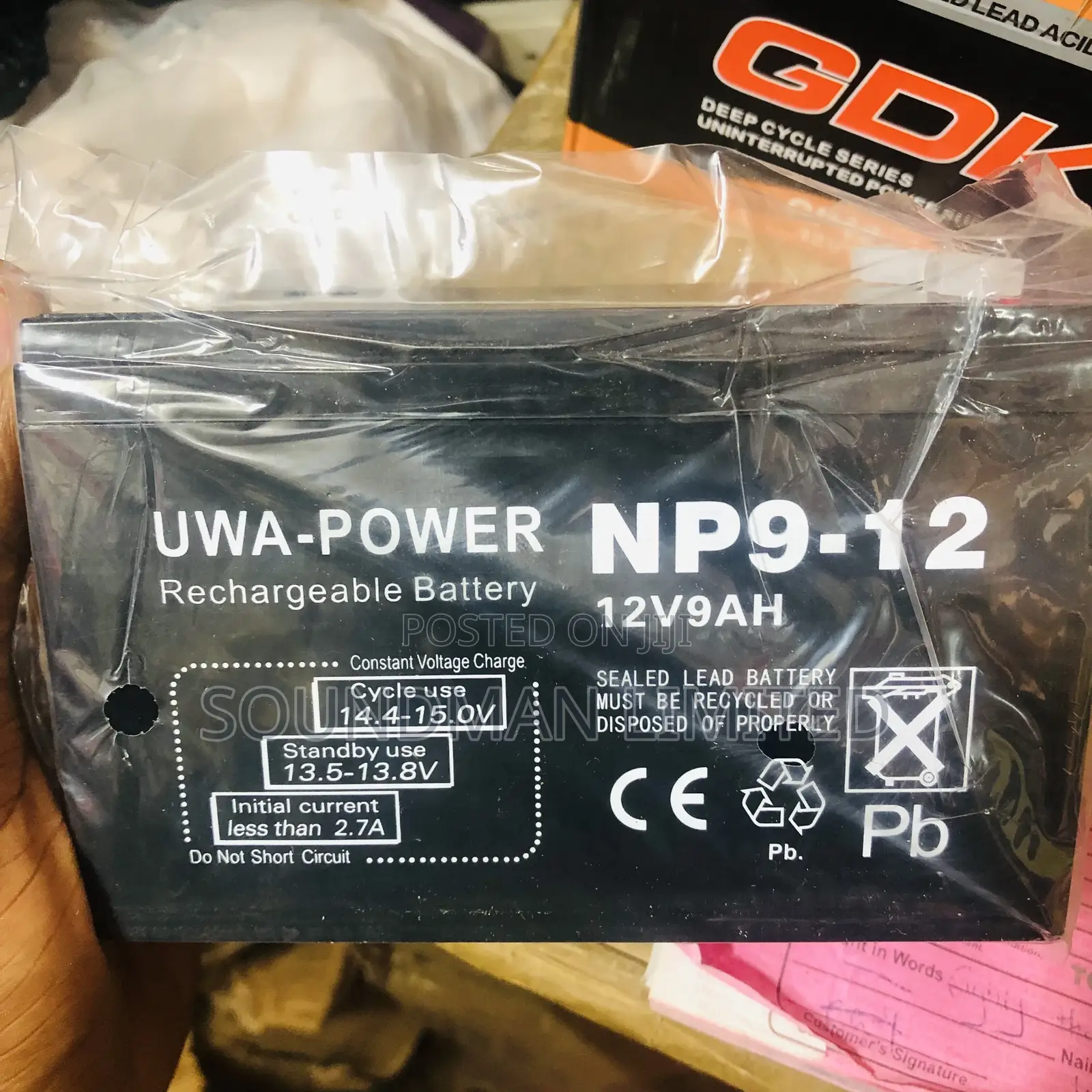 12v9ah Rechargeable Battery