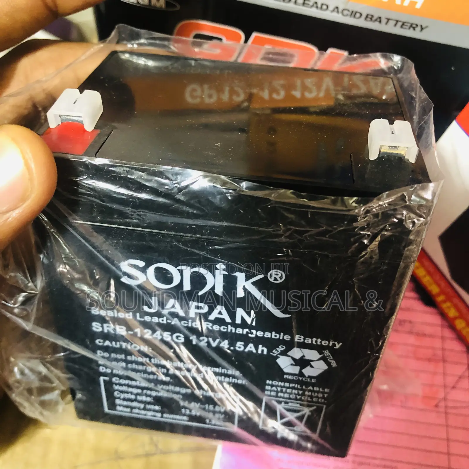 12v 4.5ah Rechargeable Fan Battery