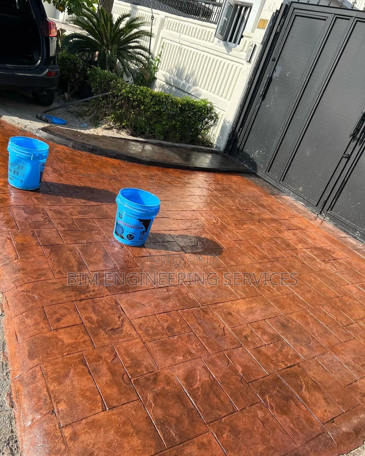 Brown Colour Hardener Release Agent Concrete Paint