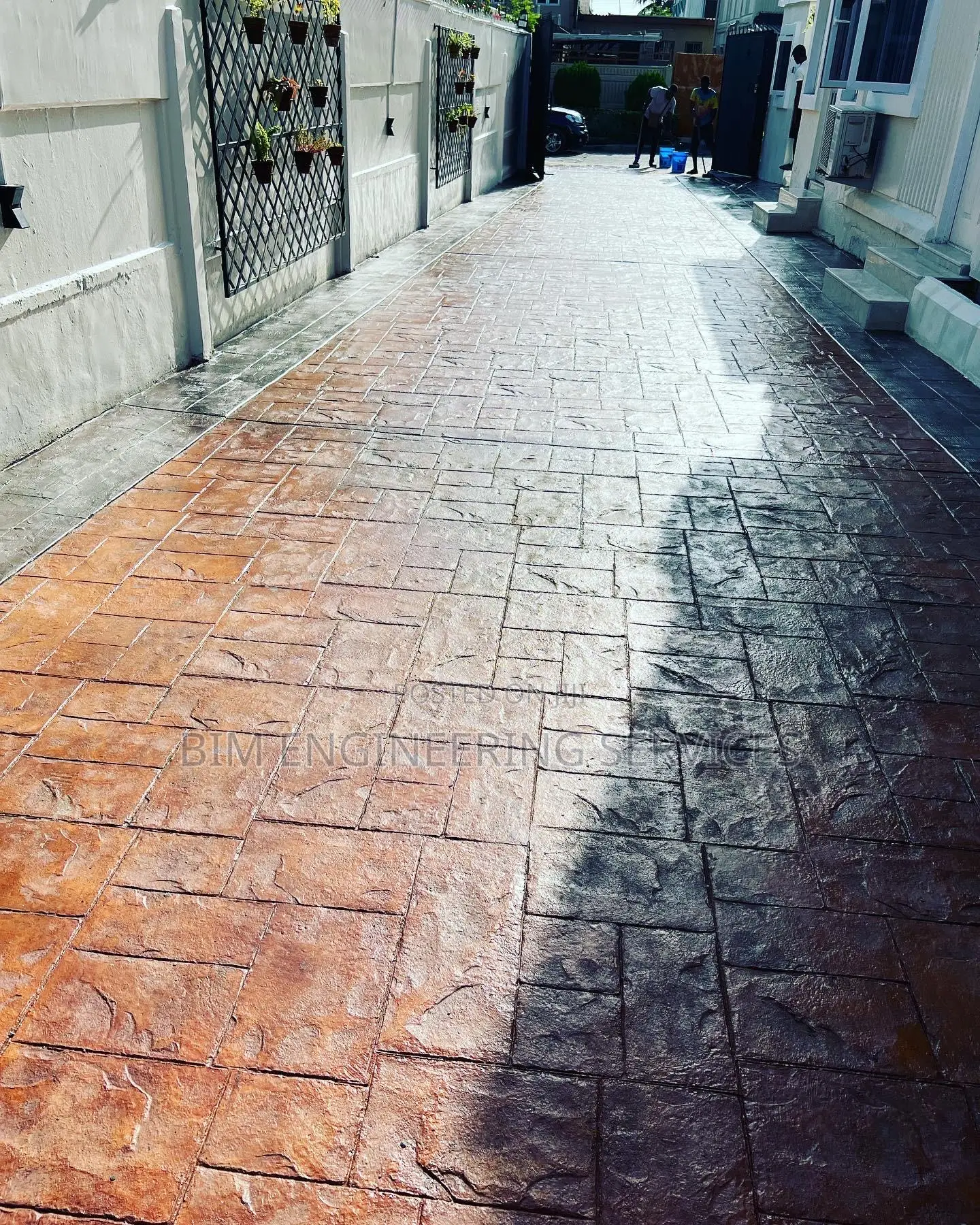 Brown Colour Hardener Release Agent Concrete Paint
